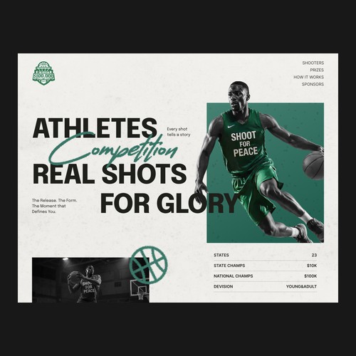 A modern, high-energy website