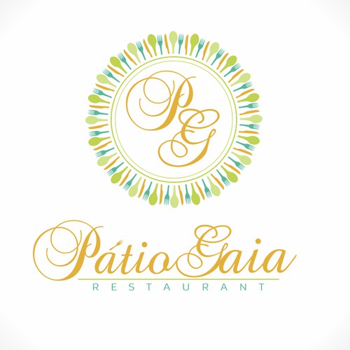 Create a logo for Slow Food Restaurant, Cafe and Emporium "Pátio Gaia".