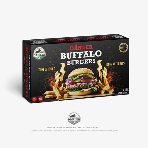 Buffalo Burgers Packaging Design