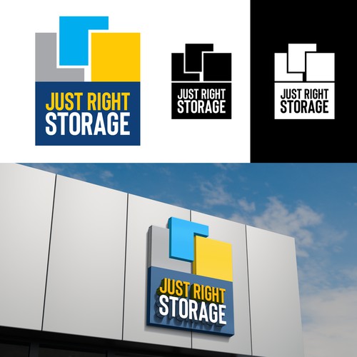 Logo design for Just Right Storage facility.