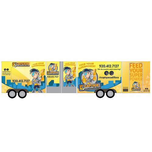 Food Trailer Wrap