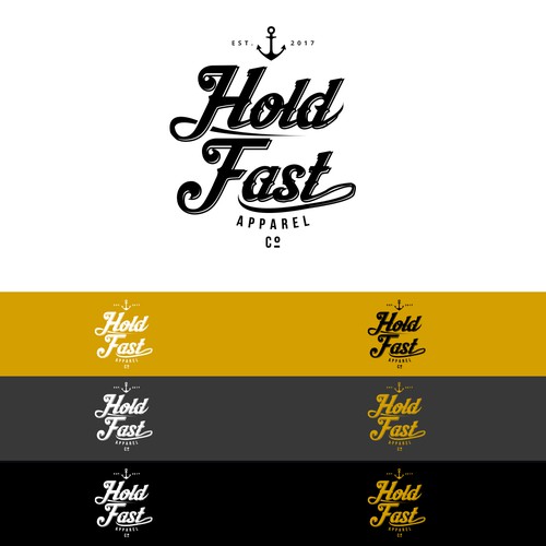 Logo for Hold Fast Apparel Co.