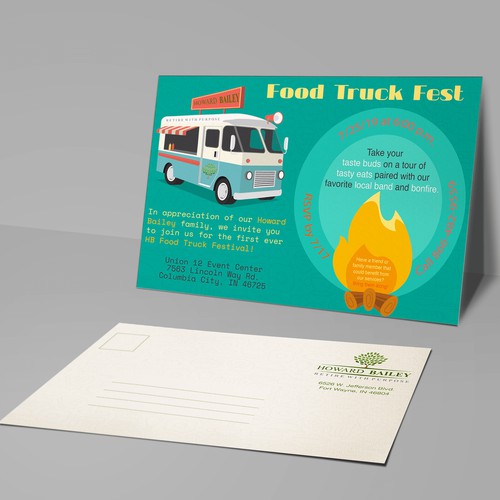 Food Truck Fest Post Card