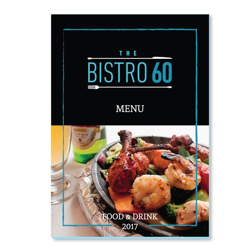 The Bistro 60 Modern Menu Design