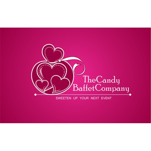 Logo for our Candy Buffet company - think "fashion meets candy"