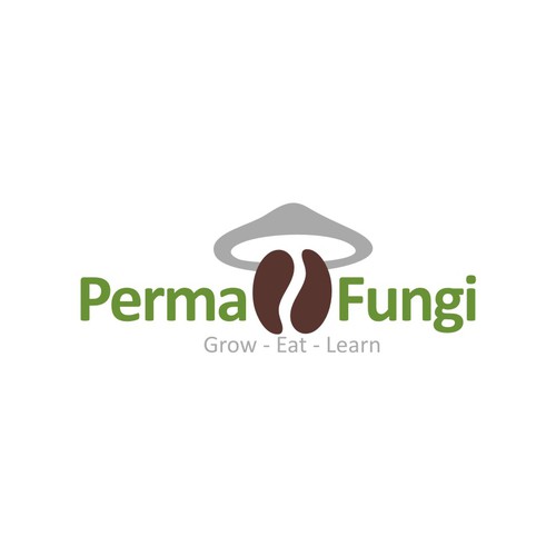 Logo PermaFungi - Very innovative Brussels' startup - A story of coffee grounds and oystermushrooms
