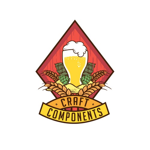 Logo entry for craft components brewing ingredients and equipment seller  