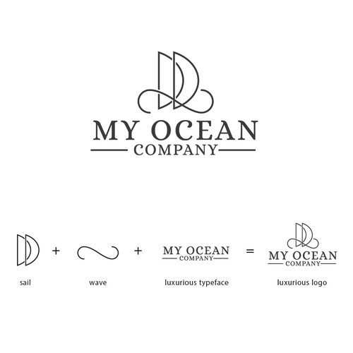 A Luxurious Logo Concept for a Yacht Seller