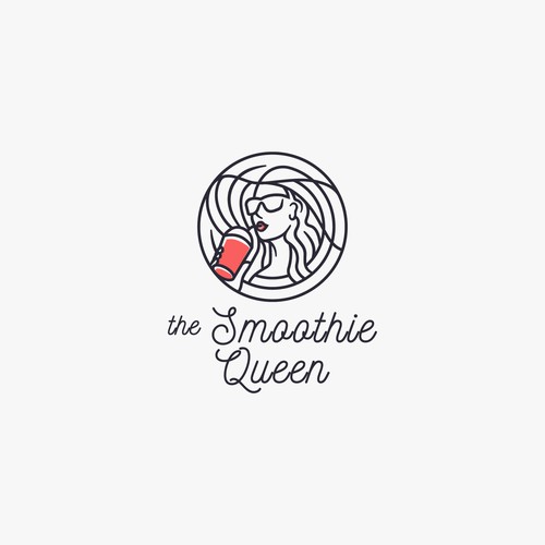 logo concept for a smoothie business