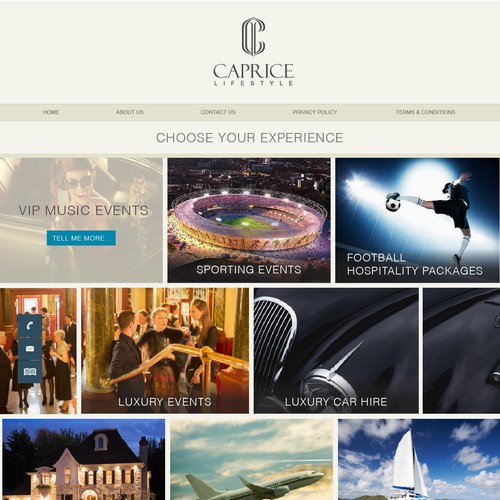 luxury lifestyle company needs new website