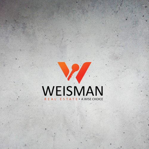 Modern logo for Weisman Real Estate