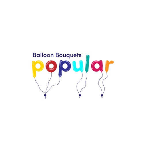 Logo concept for a balloon bouquet's brand