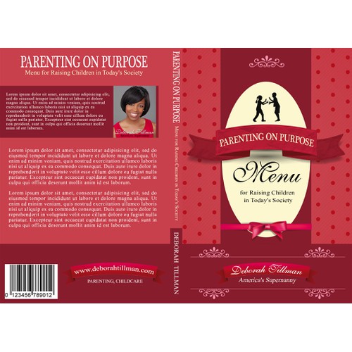 Design a Book Cover for Parenting on Purpose book, by America's Supernanny!