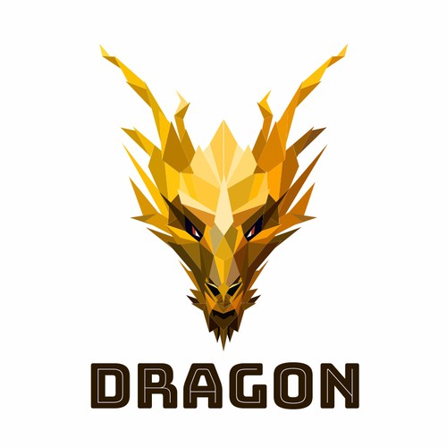 Dragon logo for a luxury event for car enthusiasts.