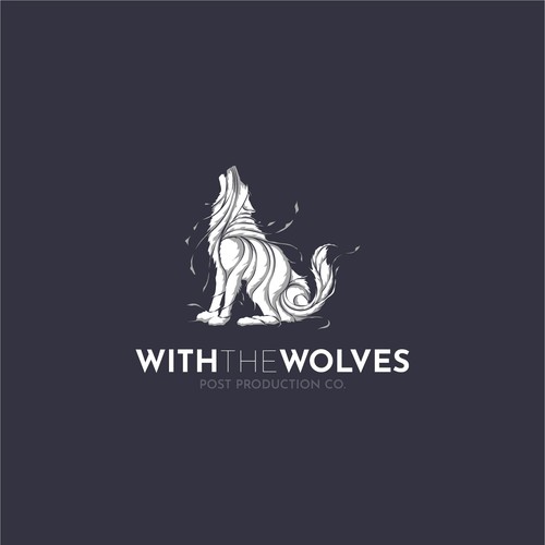 With the Wolves logo design for post production company