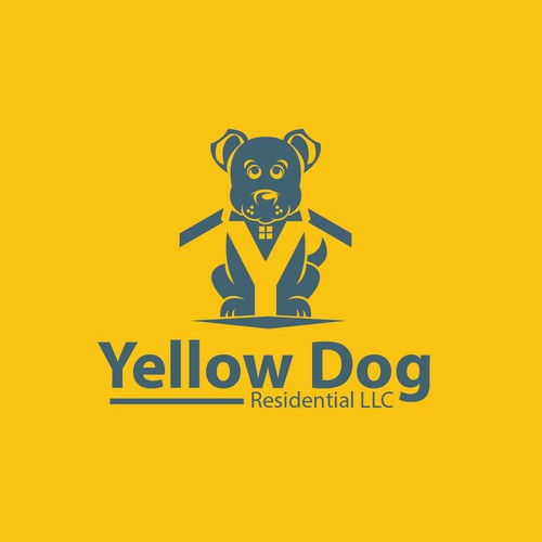 Dog logo for a Home Remodeling company