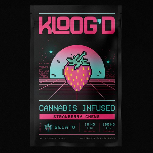 KLOOGD CANNABIS BRAND PACKAGING DESIGN