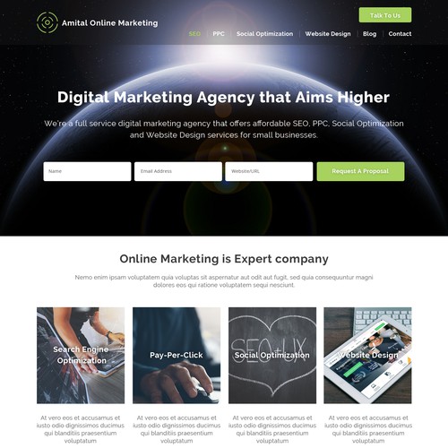 Marketing Wordpress theme