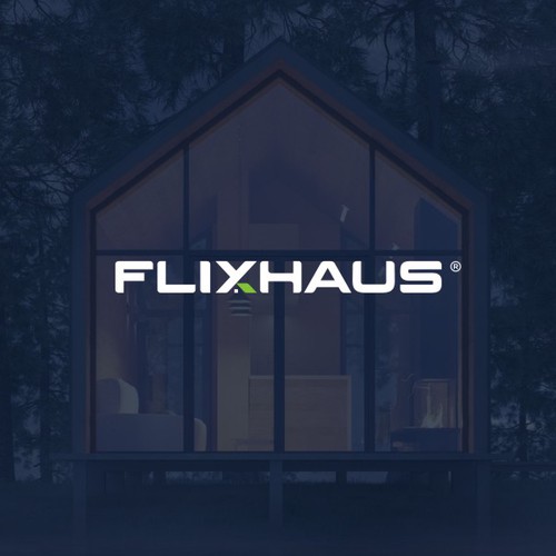 Wordmark logo for modern and ecological swiss made houses