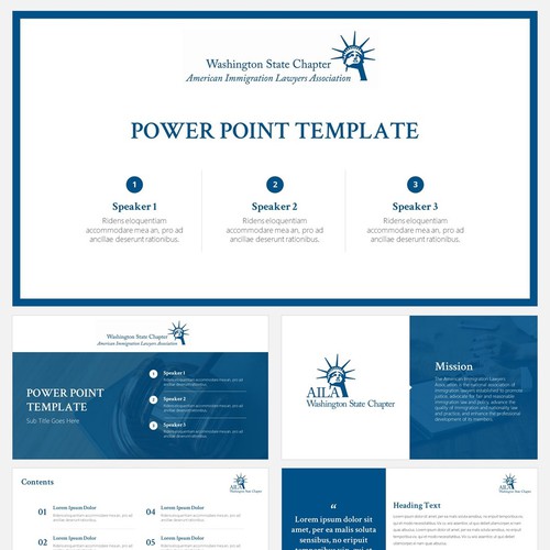 Powerpoint Template for American Immigration Lawyers Association