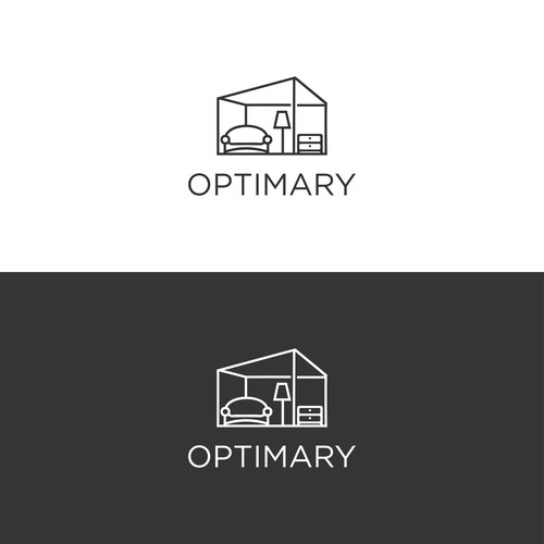 "OPTIMARY" Furnishing logo's 