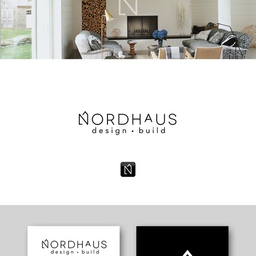 nordic - clean - modern retail style logo for design build company