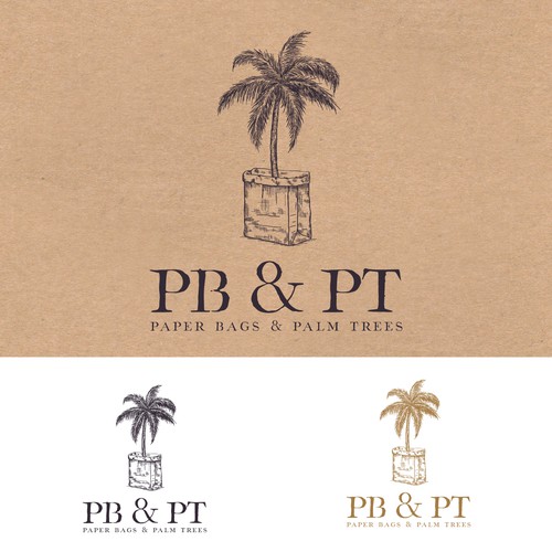 Logo for Paper Bags & Palm Trees