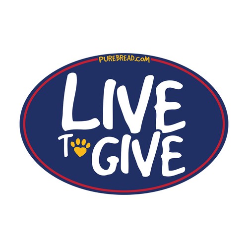 Live to Give Car Sticker/Magnet