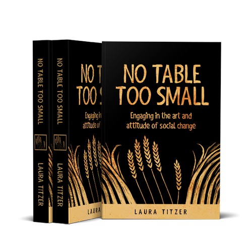 No Table Too Small Book Cover Design