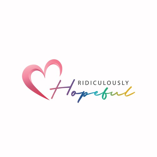 an inspirational logo appealing to women fostering a feeling of hope