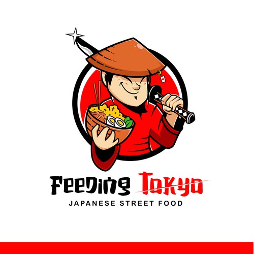 Food Brand Logo for Feeding Tokyo