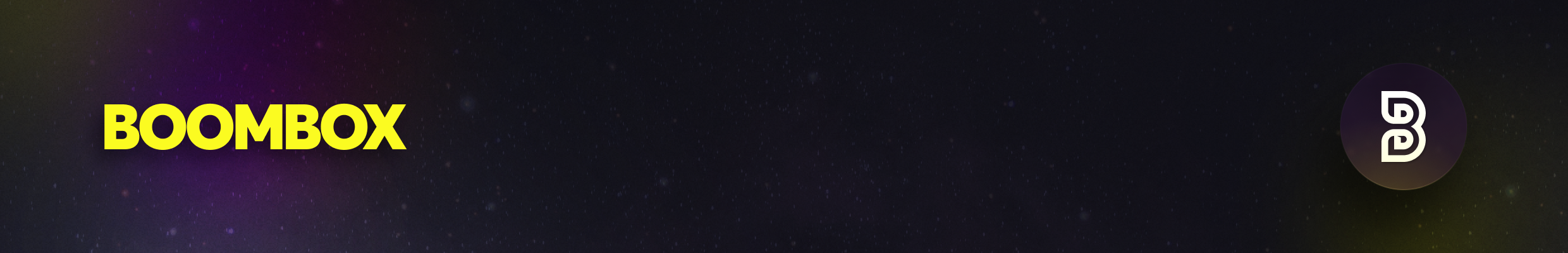 99Designs banner for @boombox