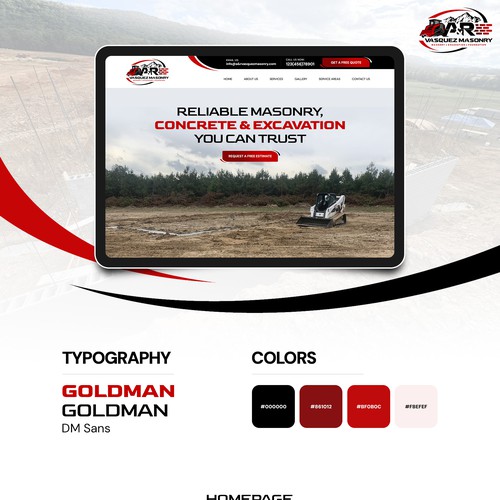 Construction Web page