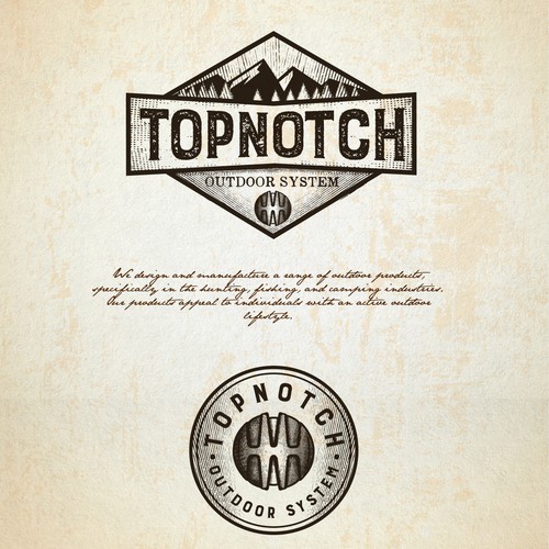 Logo design for TopNotch - Outdoor System