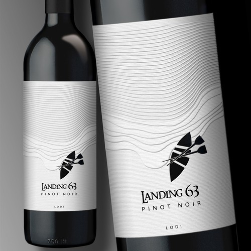 Wine Label for Landing 63