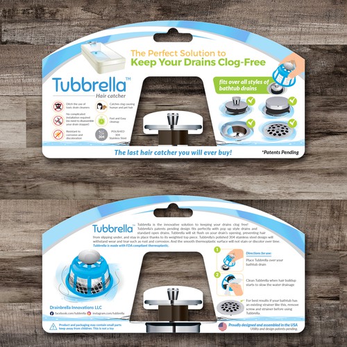 Tubrrella Blister Card Design