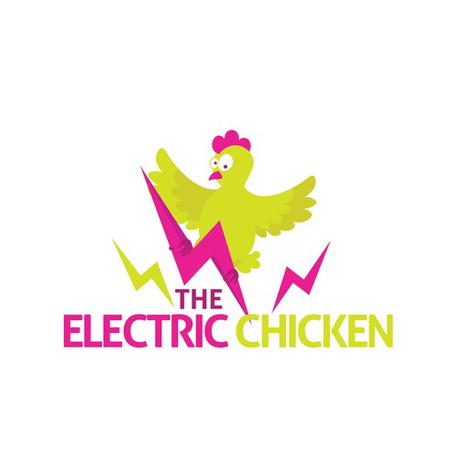 Electric chicken logo