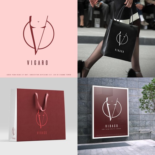 Logo concept for a female clothing brand