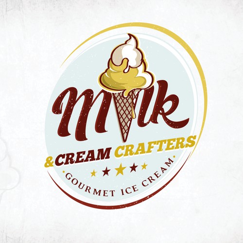 Bold Logo concept for Ice cream company 