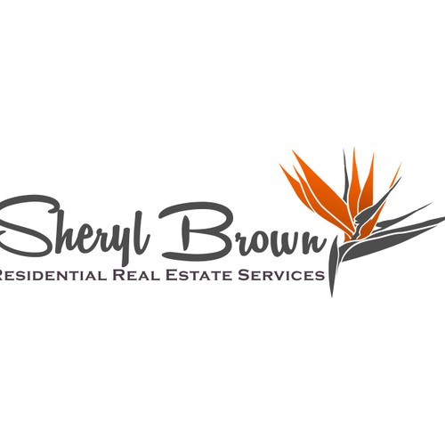 logo and business card for Sheryl Brown 