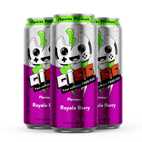 Logo and packaging for eSports Energy Drink for Young Gamers