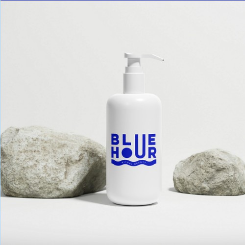 Blue Hour Haircare Logo Concept