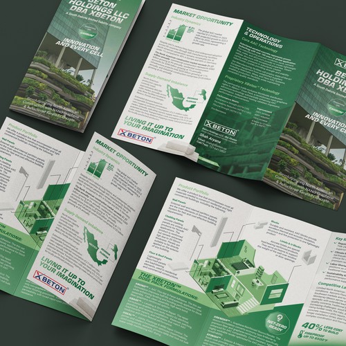 X Beton Trifold Brochure