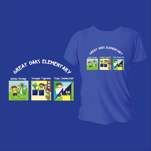Shirt Design Concept for Great Oaks Elementary