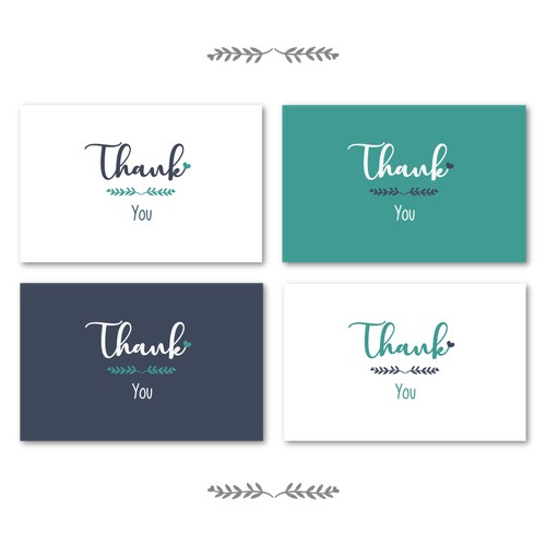 Thank you card