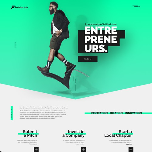 Fruition Lab landing page