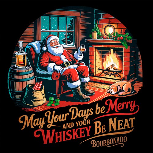 Bourbon T-Shirt for Christmas