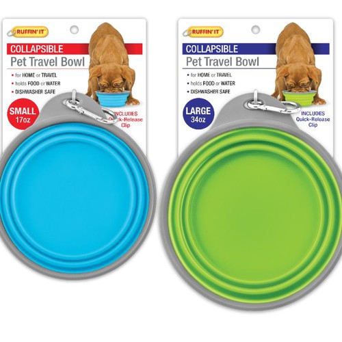 RUFFIN' IT Collapsible Travel Bowls