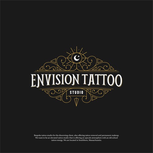 Logo concept for Envision Tattoo Studio