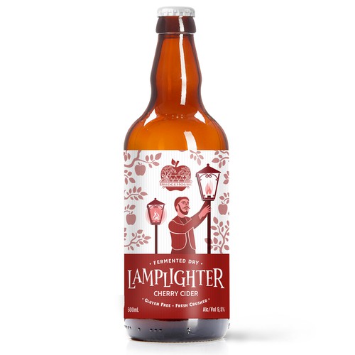 Cider Label Design - Lamplighter